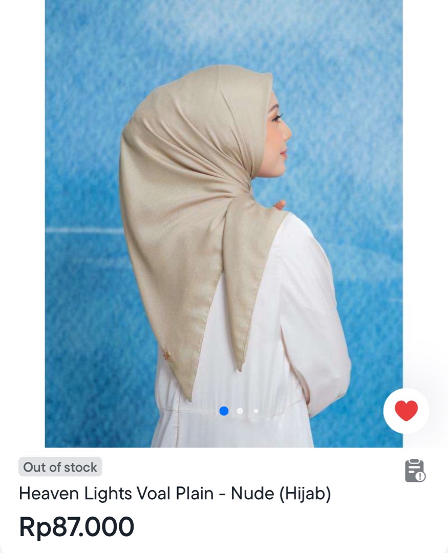 Heavenlight Voal Nude Fesyen Wanita Muslim Fashion Syal Di Carousell