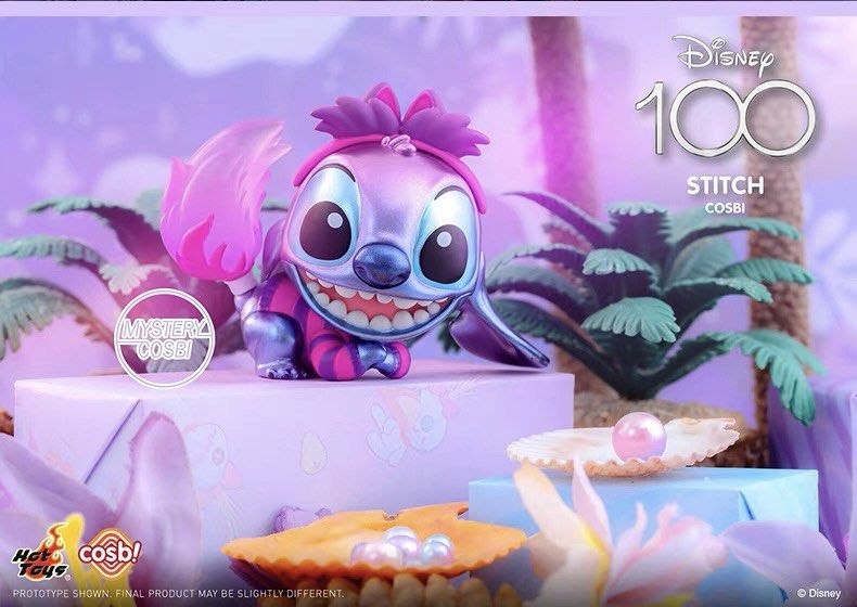 Sealed Ready Stock Hot Toys Disney 100 Stitch In Costume Cosbi Blind Box Collection Set Of 8