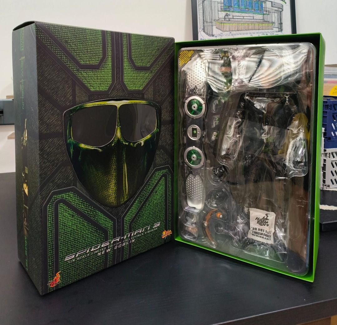 Hot Toys 1 6 Scale Spider Man 3 New Goblin MMS151 Hobbies Toys Toys Games On Carousell