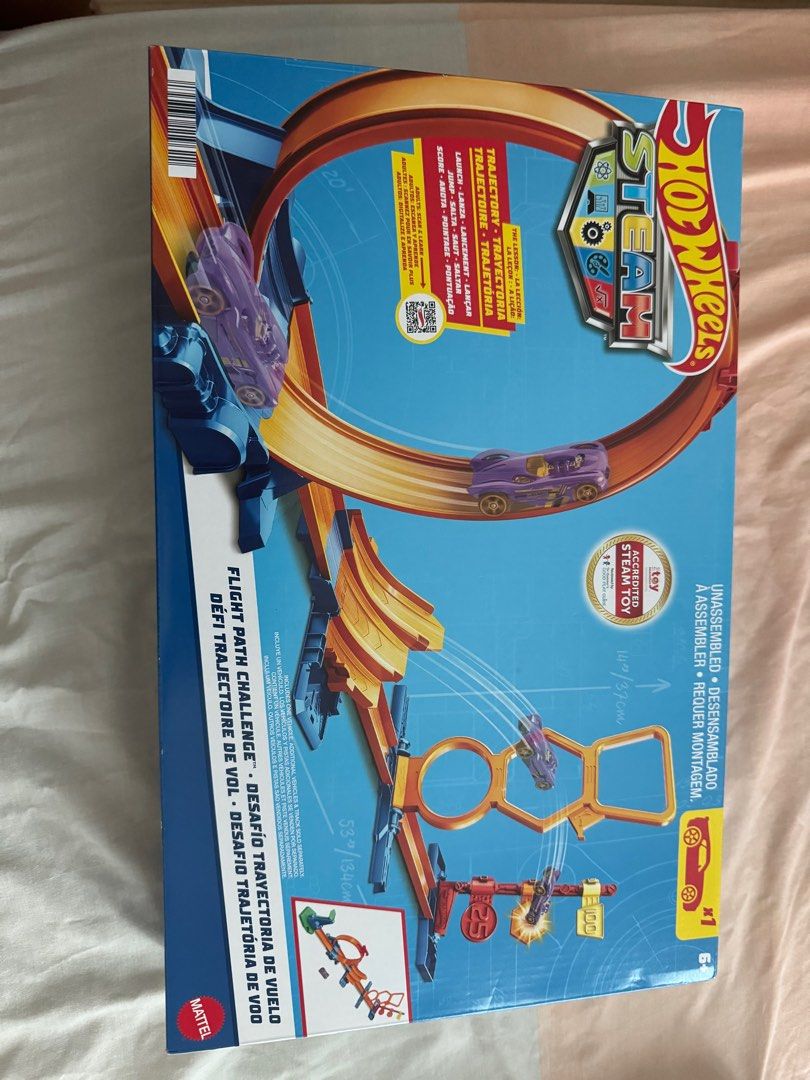 Hot Wheels Steam Flight Path Playset Hobbies Toys Toys Games On Carousell