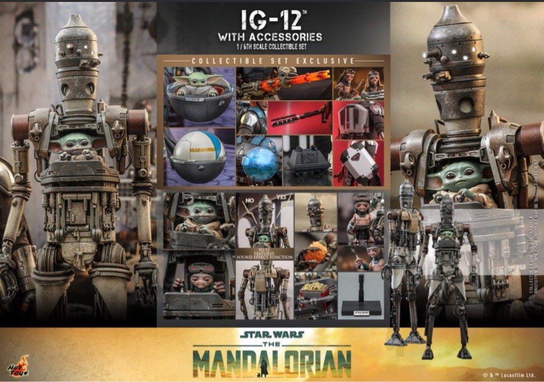全新未開現貨 Hot Toys Hottoys TMS IG IG Star Wars The Mandalorian Deluxe 豪華版 興趣及遊戲 玩具 遊戲類
