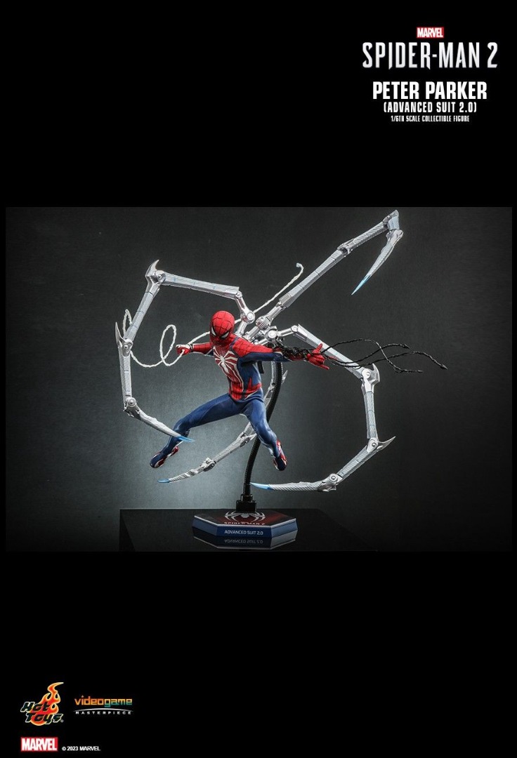 Hot Toys Vgm Marvel S Spider Man Th Scale Peter Parker Advanced Suit