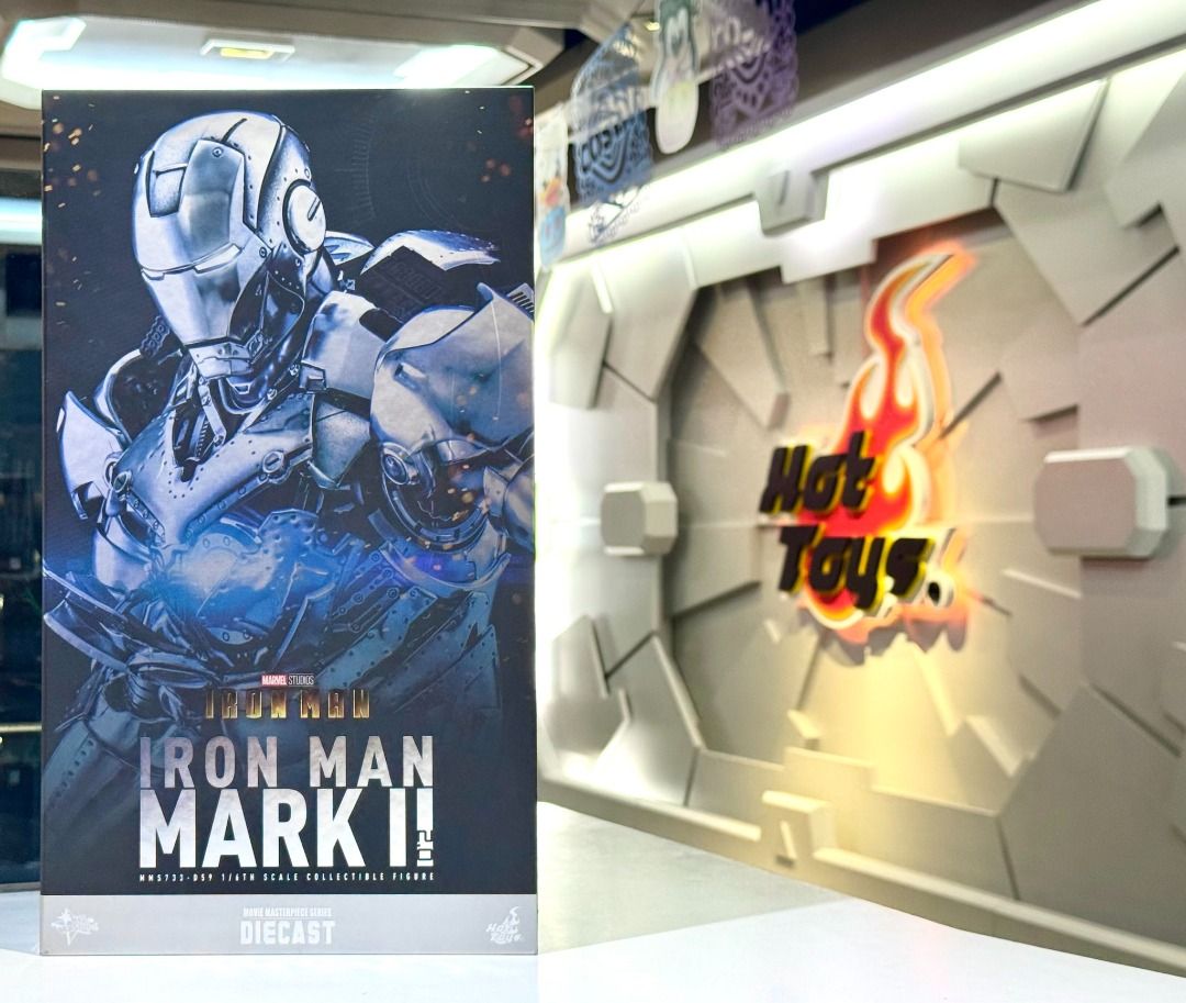現貨 全新啡盒未開封 Hottoys Hot Toys MMS733D59 MMS733 Ironman Iron Man Mark II 2 2 0 興趣及遊戲 玩具 遊戲類