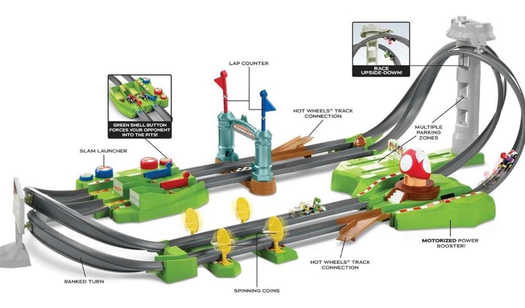 Hot Wheels Mario Kart Circuit Set Pickup Tko Carousell