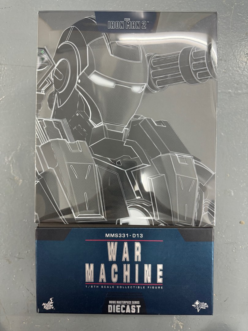 二手 有啡盒 Hot Toys Hottoys MMS D Diecast War Machine Mark I 戰爭