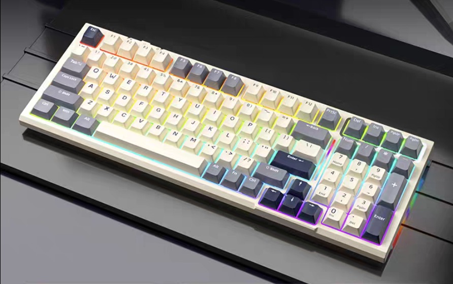 Royal Kludge Rk R Gasket Hot Swappable Rgb Tri Mode Bluetooth G Wired Keys Mechanical