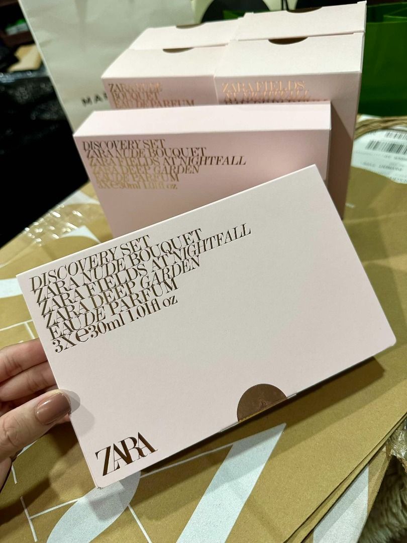 ZARA NUDE BOUQUET FIELDS AT NIGHTFALL DEEP GARDEN 30 ML DISCOVERY SET Beauty Personal