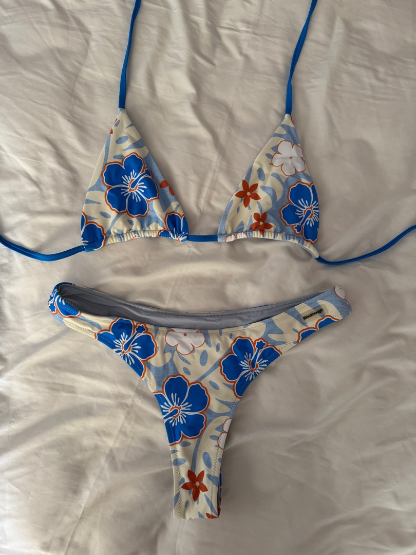 Blackbough Swim Floral Hawaiian Bikini Set Women S Fashion Swimwear Bikinis Swimsuits On