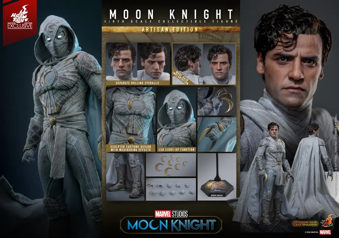 首日首兩小時 X vip訂單HT hot toys hottoys avengers disney moon knight 月光騎士 mr knight artisan edition