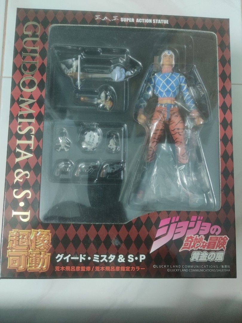 Super Action Statue Jojo S Bizarre Adventure Guido Mista Sex Pistol Hobbies Toys Toys