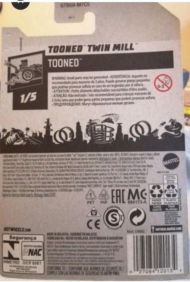 New Twin Mill Tooned Hot Wheels Car4 HotWheels Car Hobbies Toys Toys Games On Carousell