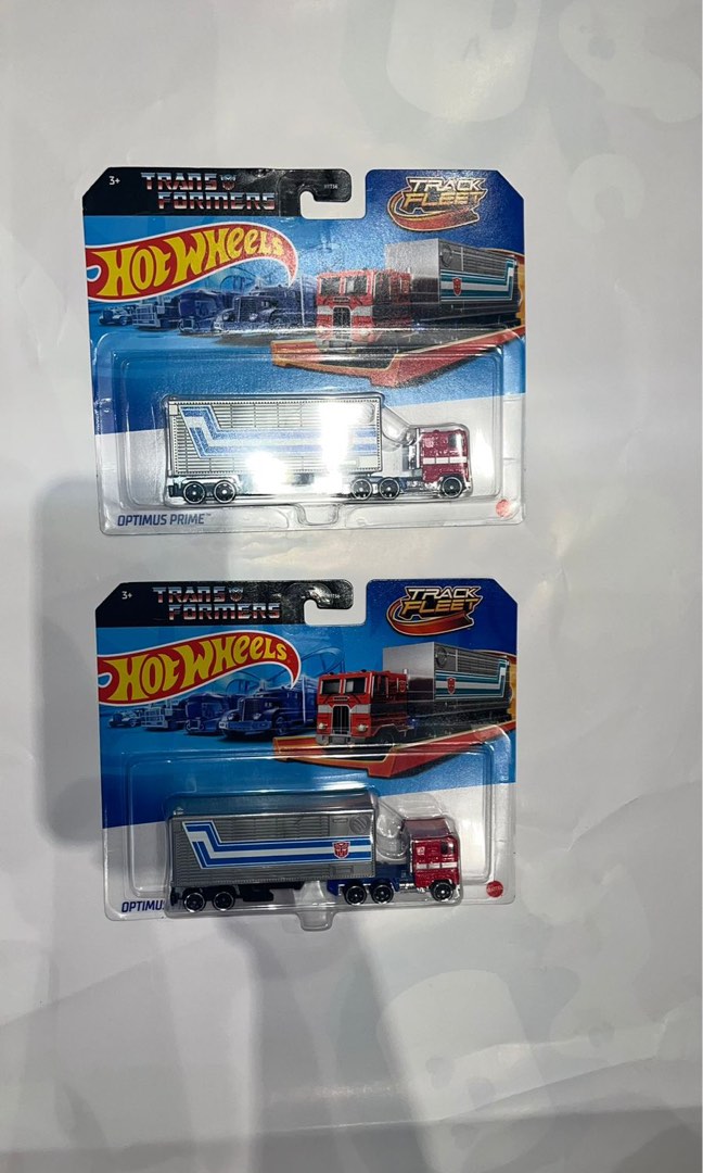 Hot Wheels Track Fleet Optimus Prime Toys Collectibles Mainan Di Carousell