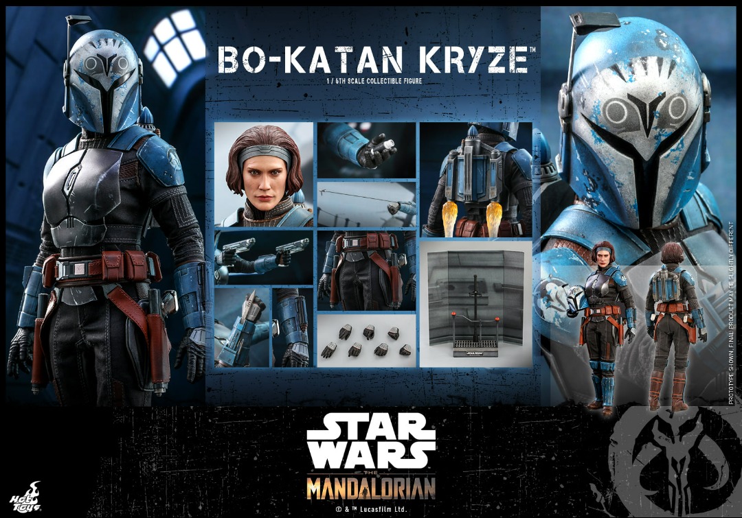 全新 Hottoys Hot toys Starwars Star Wars 星球大戰 The Mandalorian Bo Katan Kryze TMS 興趣及遊戲 玩具