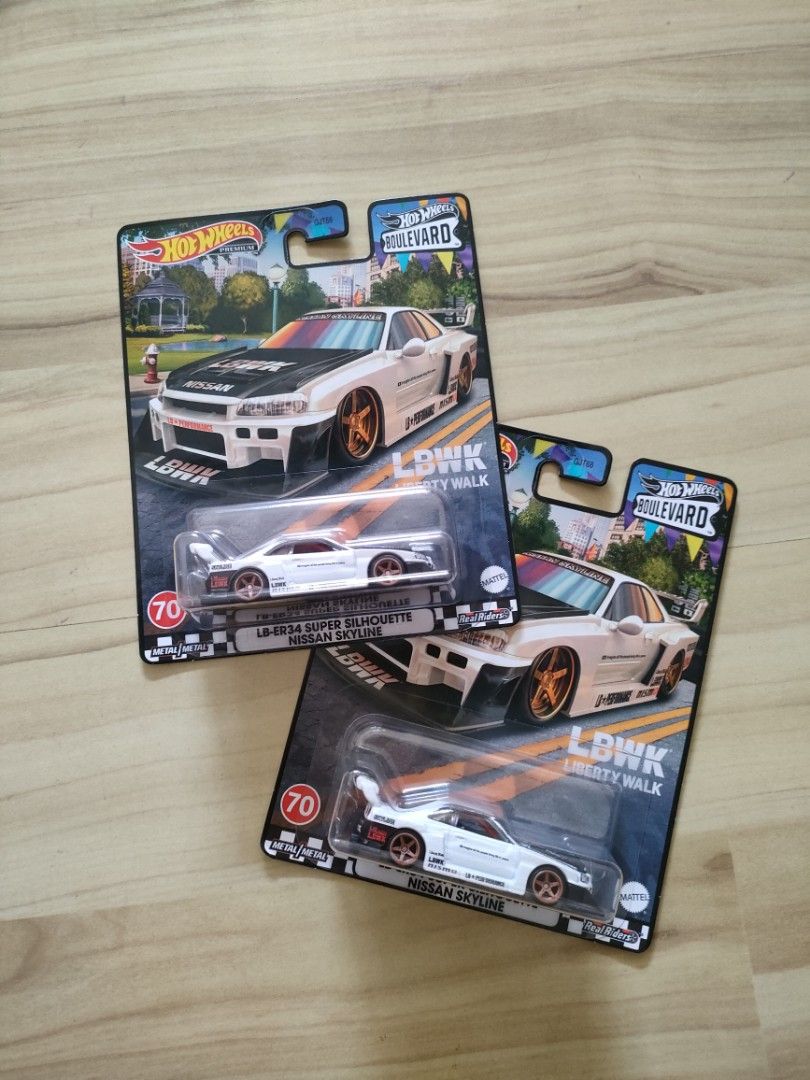 Nissan Skyline R34 GTR LBWK Hot Wheels Boulevard Nissan Skyline R34 LB ER34 Super Silhouette
