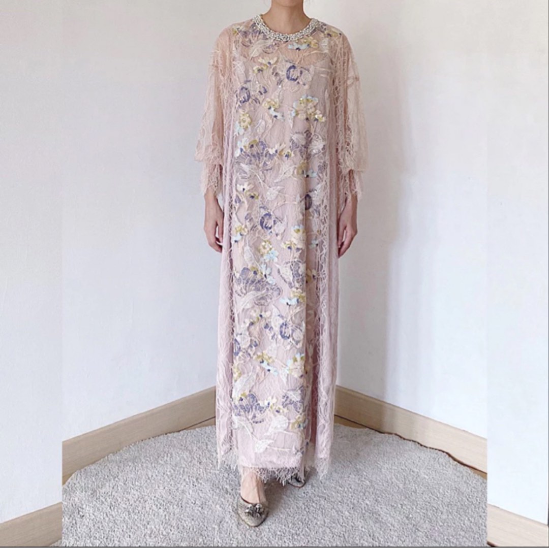 Sewa Hattie Dress In Pinkish Nude By Kina Atelier Inner Hijab