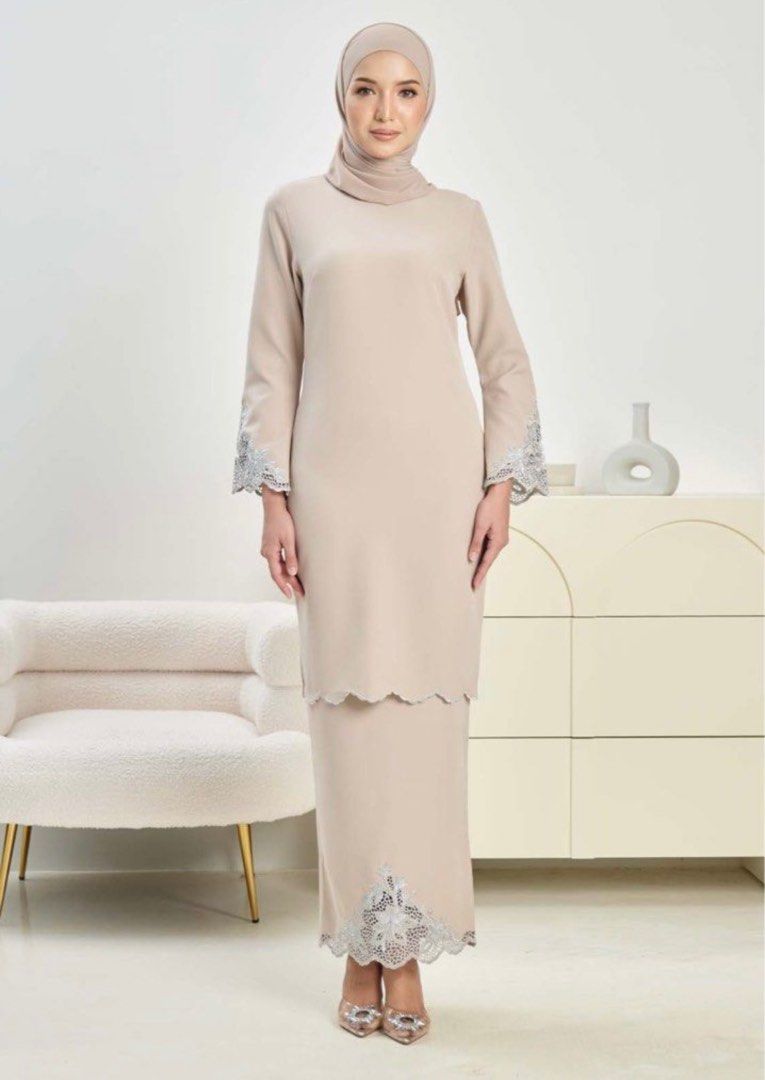 Myravallyn Athalia Kurung In Nude Women S Fashion Muslimah Fashion