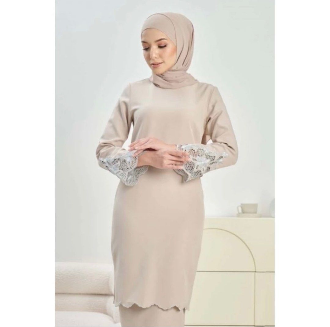 Myravallyn Athalia Kurung In Nude Women S Fashion Muslimah Fashion