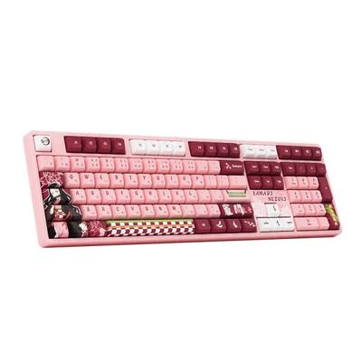 Akko Demon Slayer Nezuko Plus Multi Modes Rgb Hot Swappable Mechanical Keyboard Computers