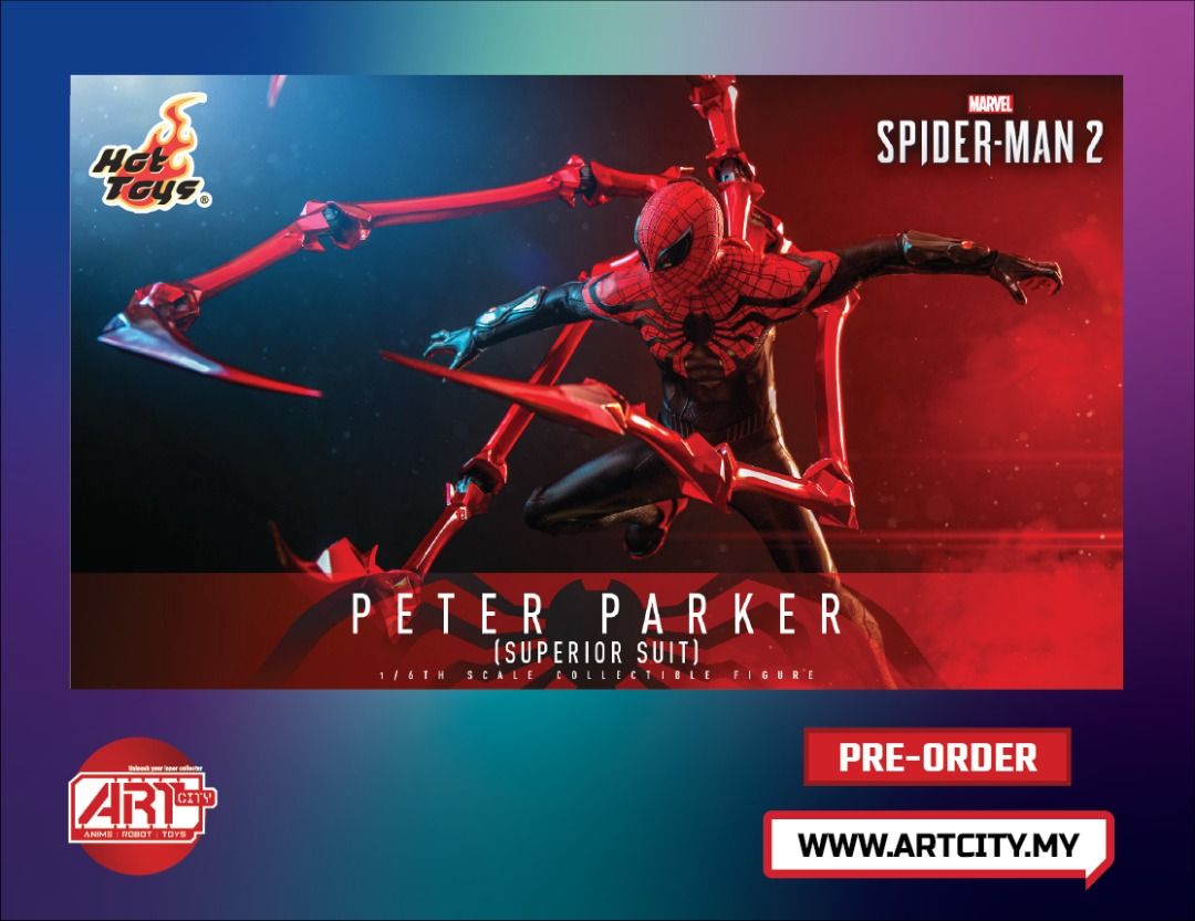 Hot Toys Peter Parker Superior Suit Marvel S Spider Man Th Scale Vgm Hobbies