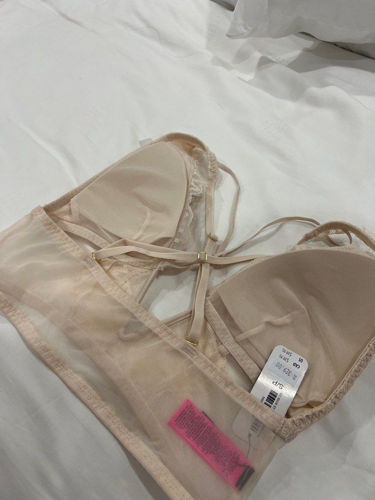 La Senza Nude Laced Lingerie Bra Non Wired Women S Fashion Muslimah