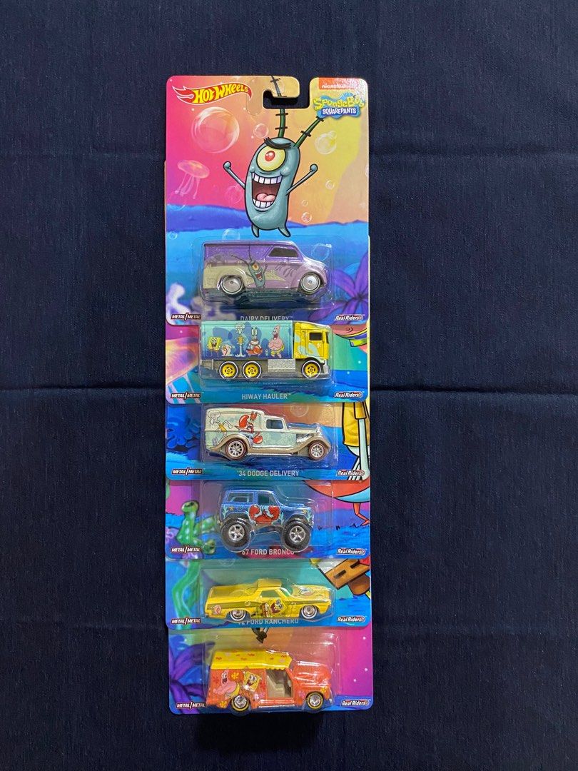Hot Wheels Spongebob Nickelodeon Real Rider Lot Hobbies Toys Toys Games On Carousell