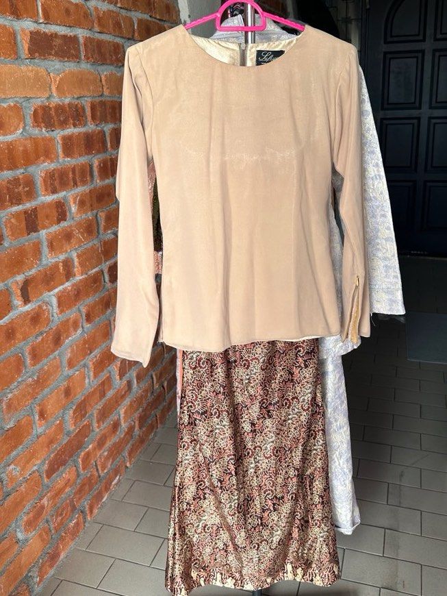 Baju Kurung Nude Women S Fashion Muslimah Fashion Baju Kurung Sets