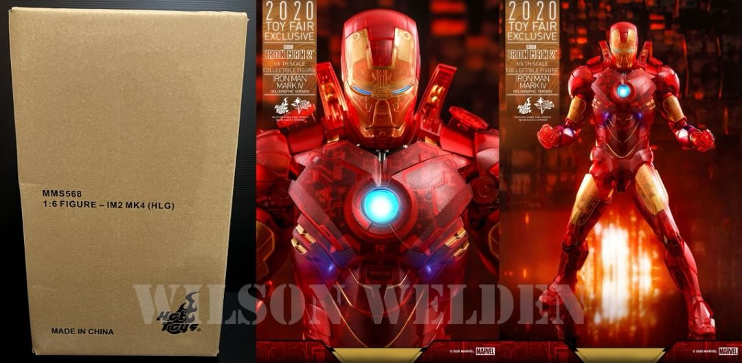 ORIGINAL HOT TOYS MMS IRON MAN MARK IV MK HOLOGRAPHIC VERSION MISB Hobbies Toys Toys
