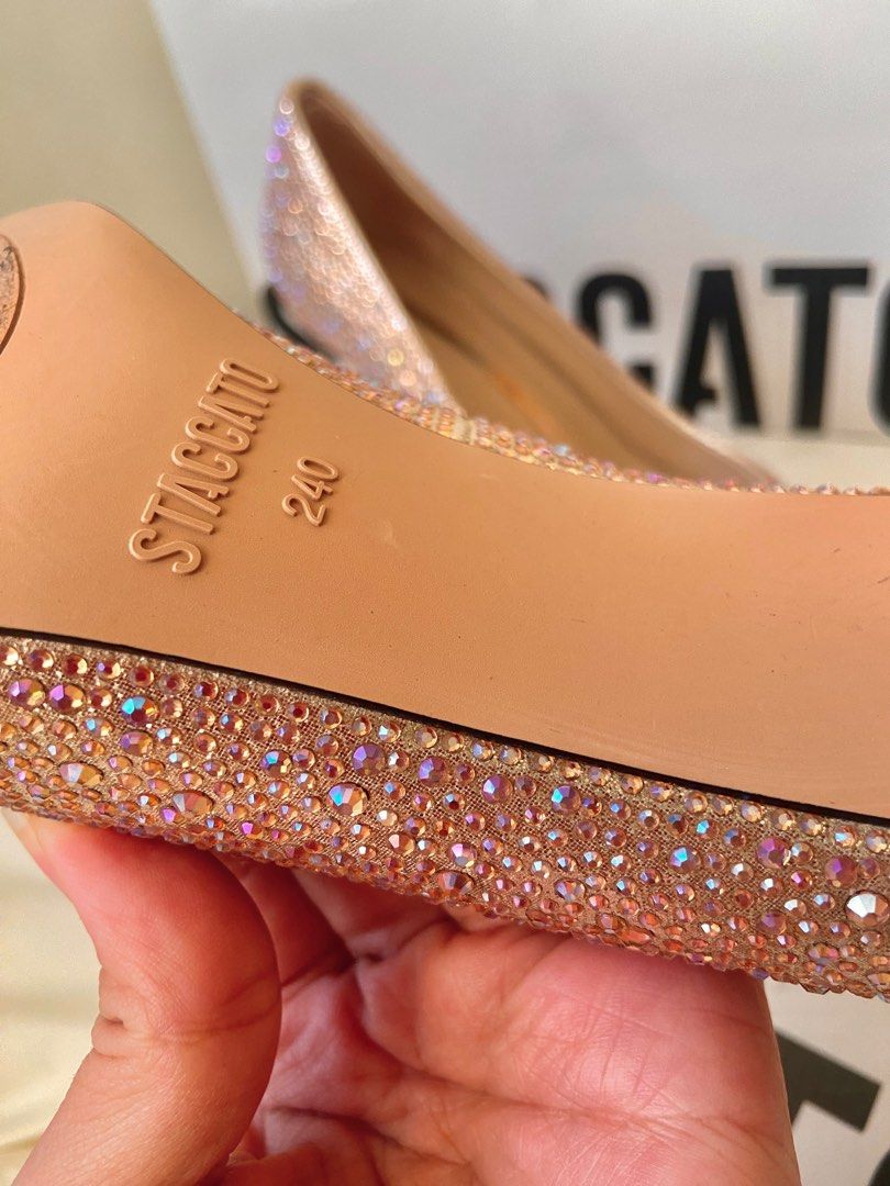 Staccato Nude Heels Women S Fashion Footwear Heels On Carousell