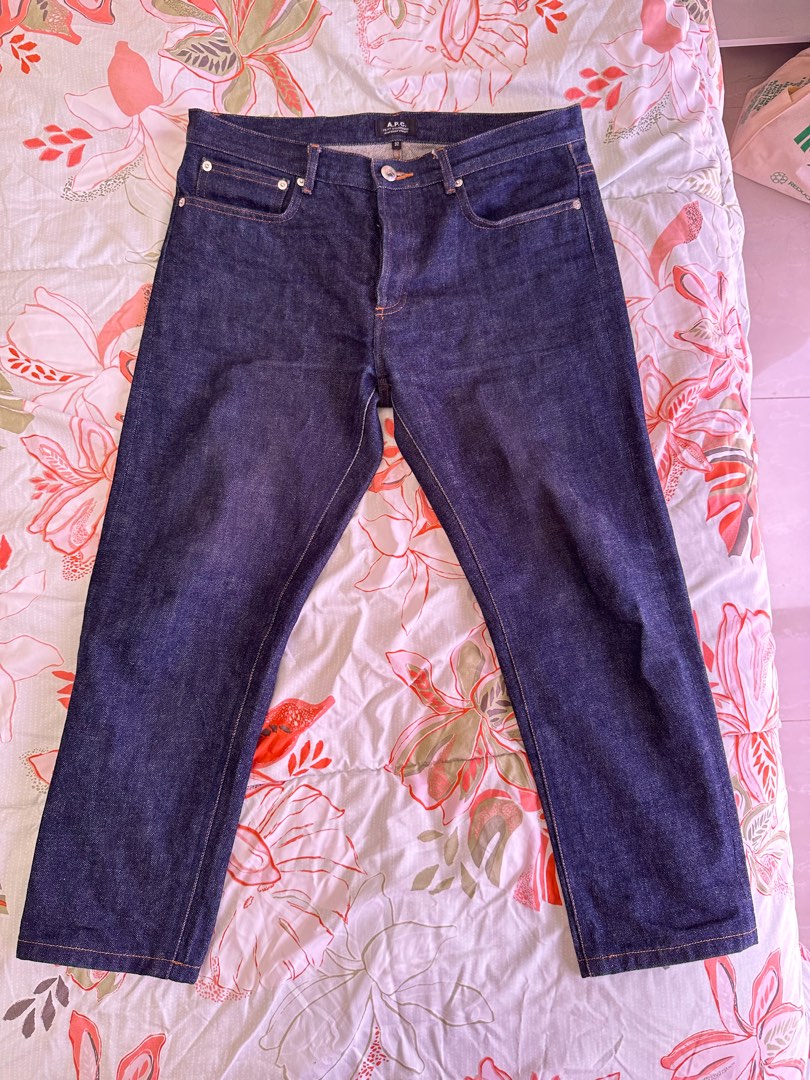 Apc A P C Denim Selvedge Indigo Jeans Not Naked And Famous Fesyen Pria