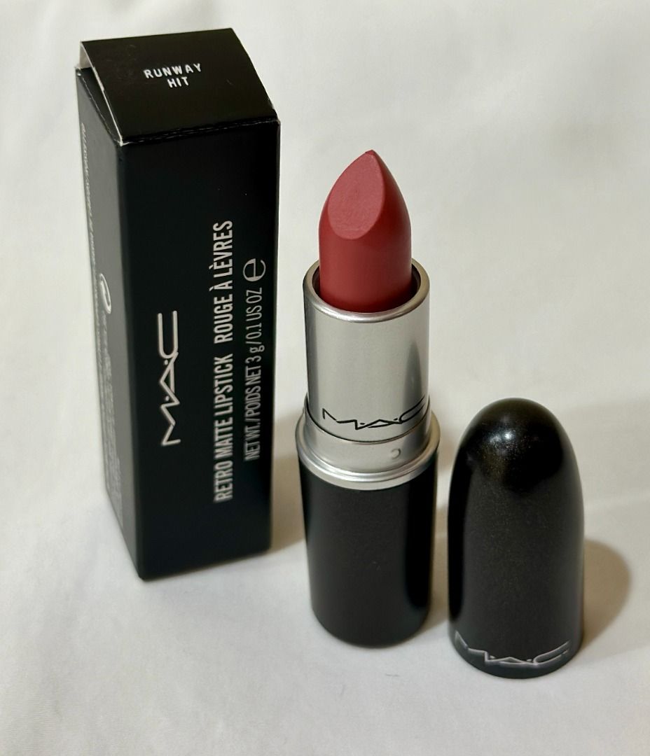 MAC RETRO MATTE LIPSTICK RUNWAY HIT LIGHT NUDE MATTE Beauty Personal Care Face Makeup