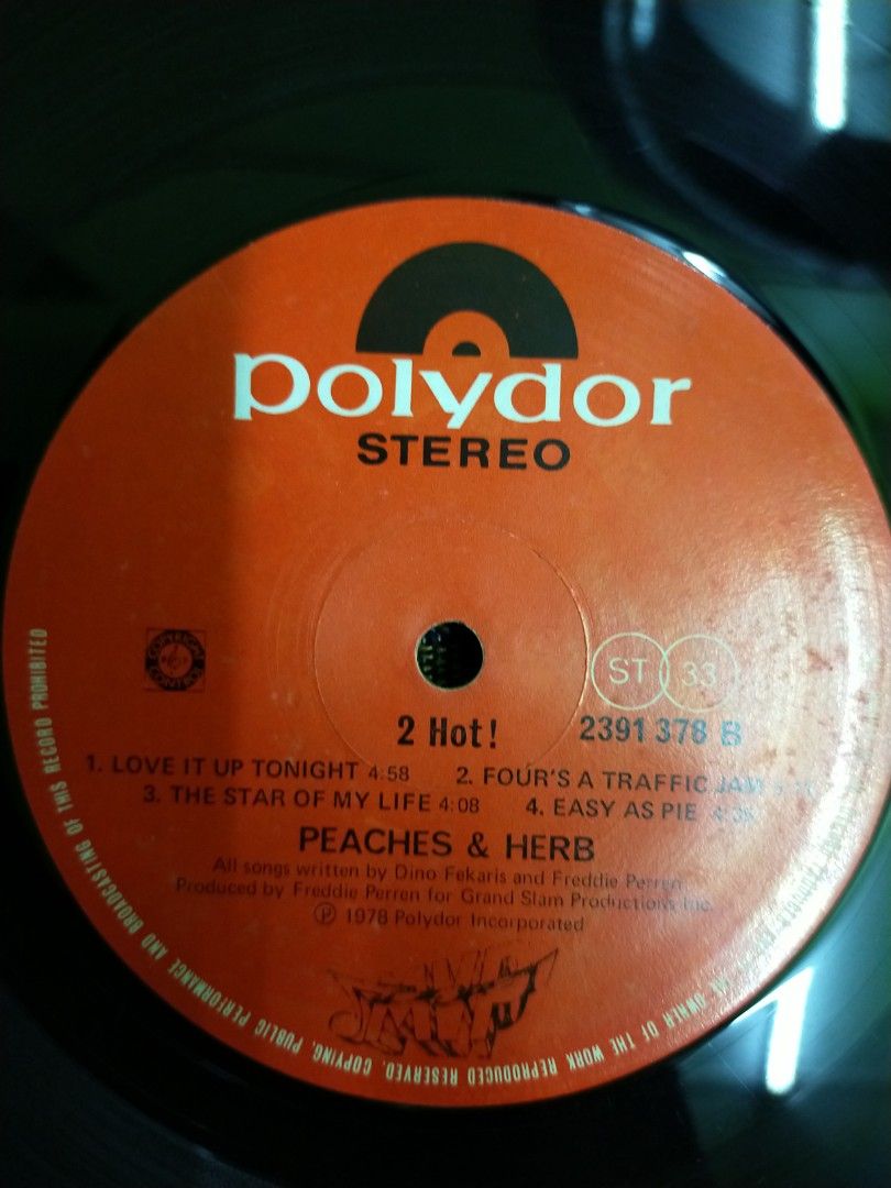 LP Peaches Herb Hot Hobbies Toys Music Media CDs DVDs On Carousell