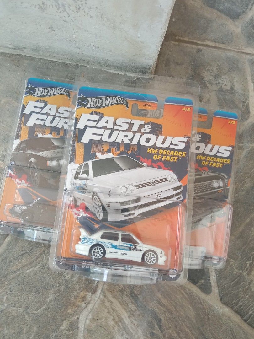 Hot Wheels Fast And Furious Hw Decades Of Fast Volkswagen Jetta Mk Toys Collectibles Mainan