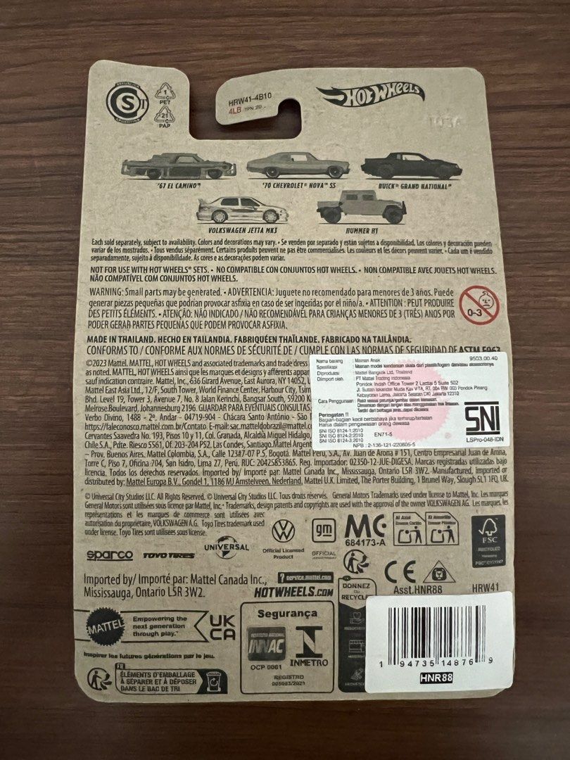 Hot Wheels El Camino Fast Furious Hw Decades Of Fast Toys Collectibles Mainan Di Carousell