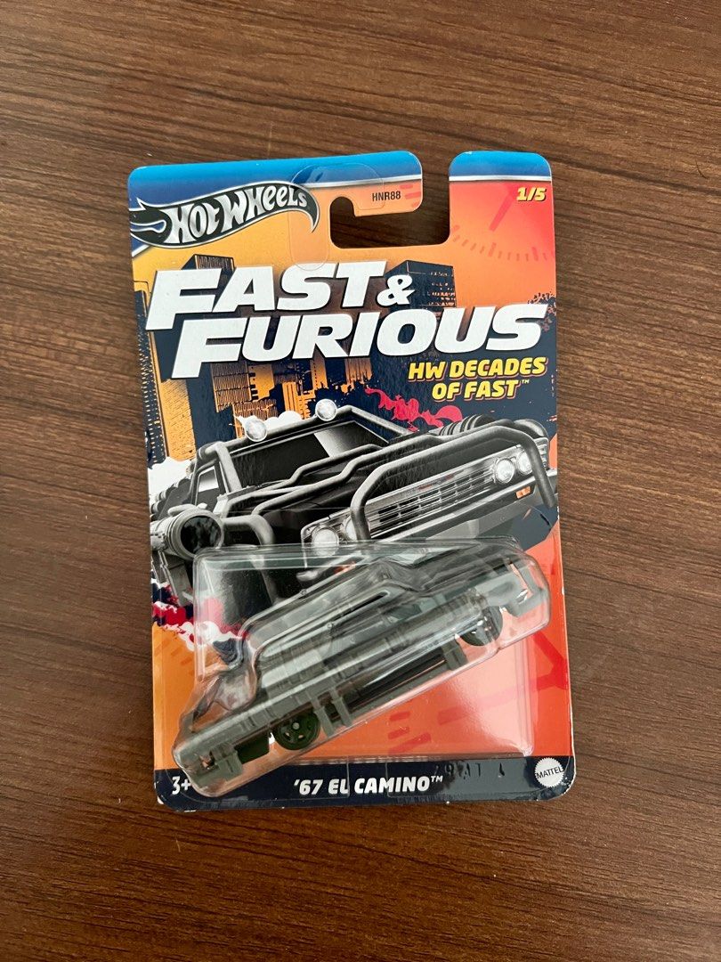Hot Wheels El Camino Fast Furious Hw Decades Of Fast Toys Collectibles Mainan Di Carousell