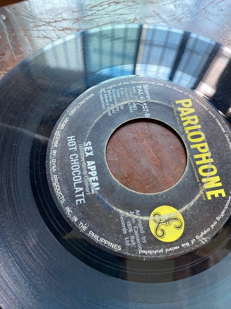 Hot Chocolate Heaven Is In The Back Seat Of My Cadillac Original Vinyl Plaka 45 Rpm Used