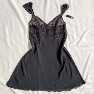 Lingerie Sleepwear Baju Tidur Lace Black Fesyen Wanita Pakaian Wanita
