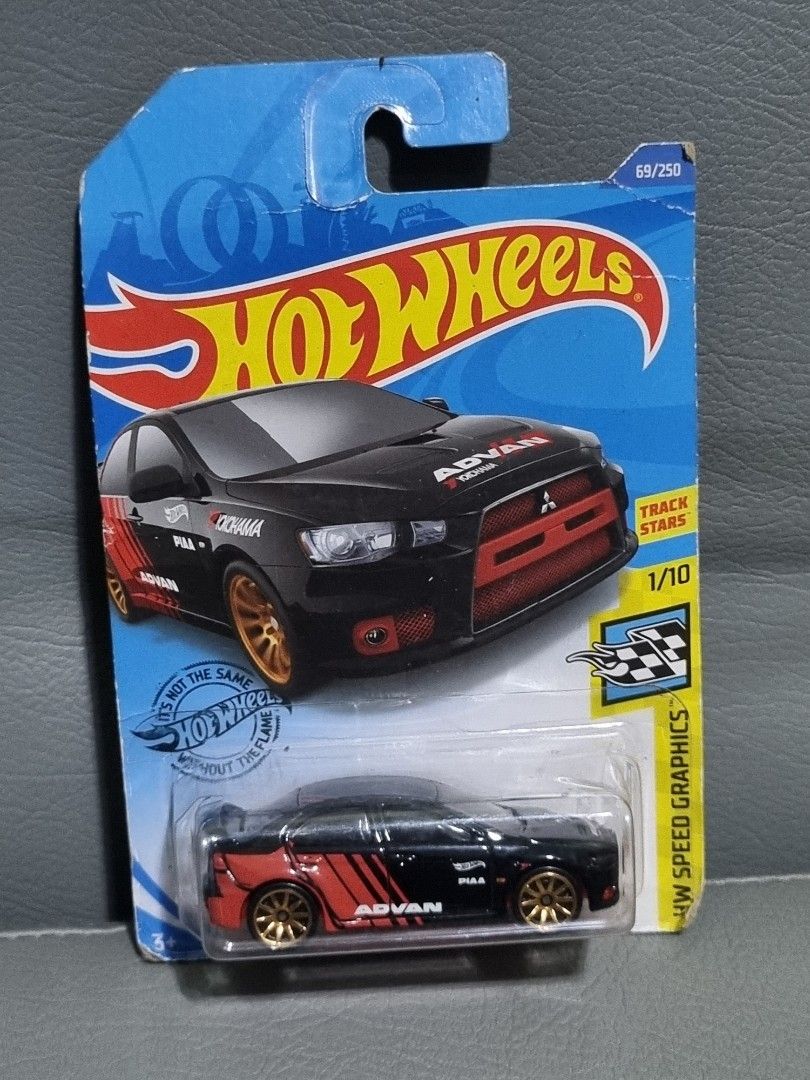 Hot Wheels Advan Hw Speed Graphics Mitsubishi Lancer Evolution X Hobbies Toys