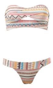 Primark Bandeau Aztec Bikini Top Women S Fashion Swimwear Bikinis