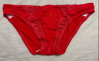 Egde Heats Super Low Rise Bikini Swim Trunks Yellow Men S Fashion Bottoms Swim Trunks