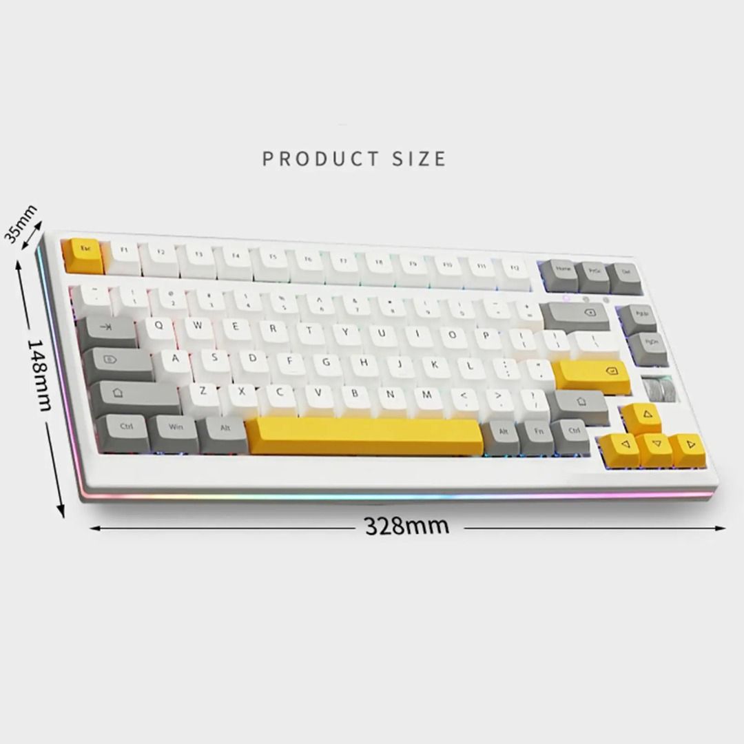 Tri Mode Wireless Mechanical Keyboard Kit Only Bluetooth Hot Swapable Mmd Gmk Royal