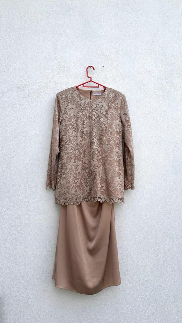 Baju Kurung In Champagne Nude Custom Made Women S Fashion Muslimah