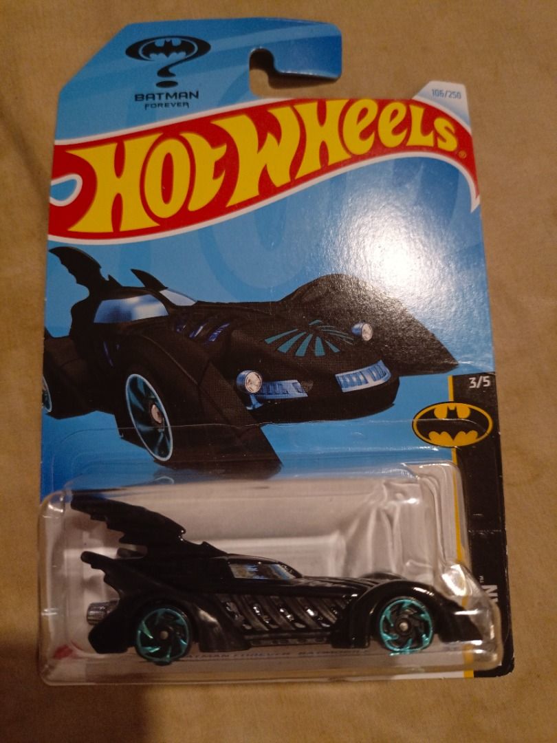 Hot Wheels 2024 Treasure Hunt Batman Forever Batmobile Hobbies Toys Collectibles