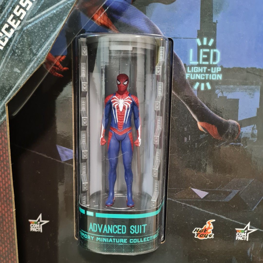 Marvel Miniature Hot Toys Spider Man Armory Collectible Set Series Hobbies Toys Toys