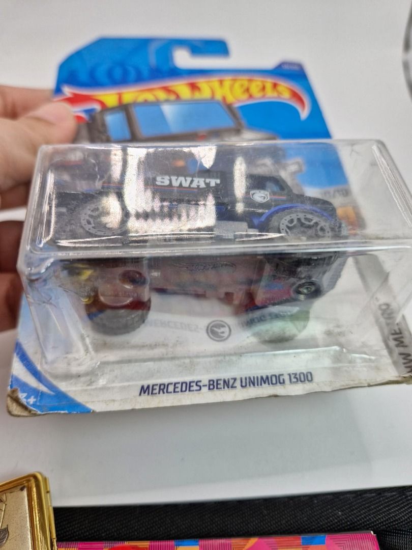 Hot Wheels TREASURE HUNT Mercedes Benz Unimog Black Hobbies Toys Toys Games On