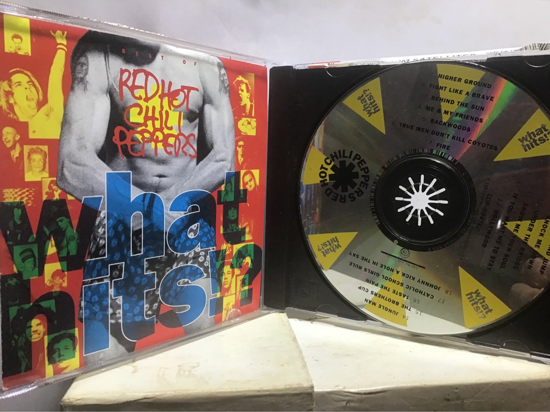 Cd Rhcp Red Hot Chili Peppers What Hits Oop Original Press Anubis S Rock Hobbies Toys