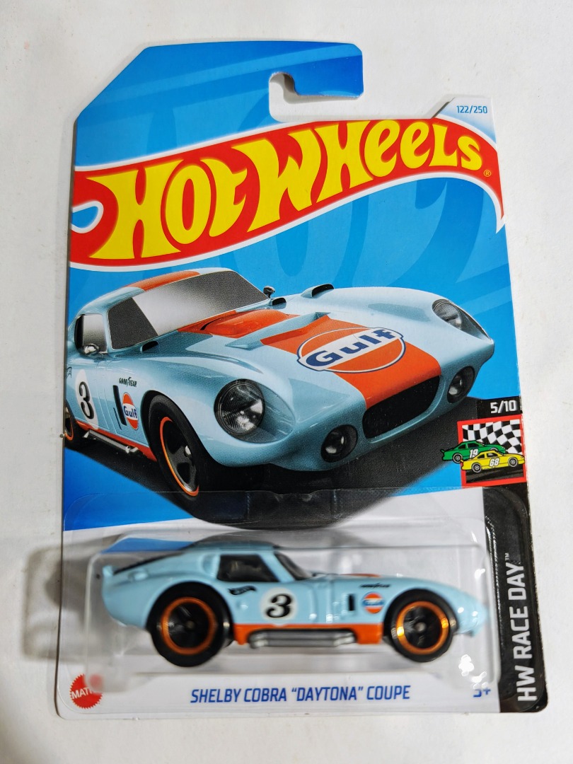 Hot Wheels Shelby Cobra Daytona Coupe 3 Gulf Hw Race Day Hobbies Toys Toys Games On Carousell