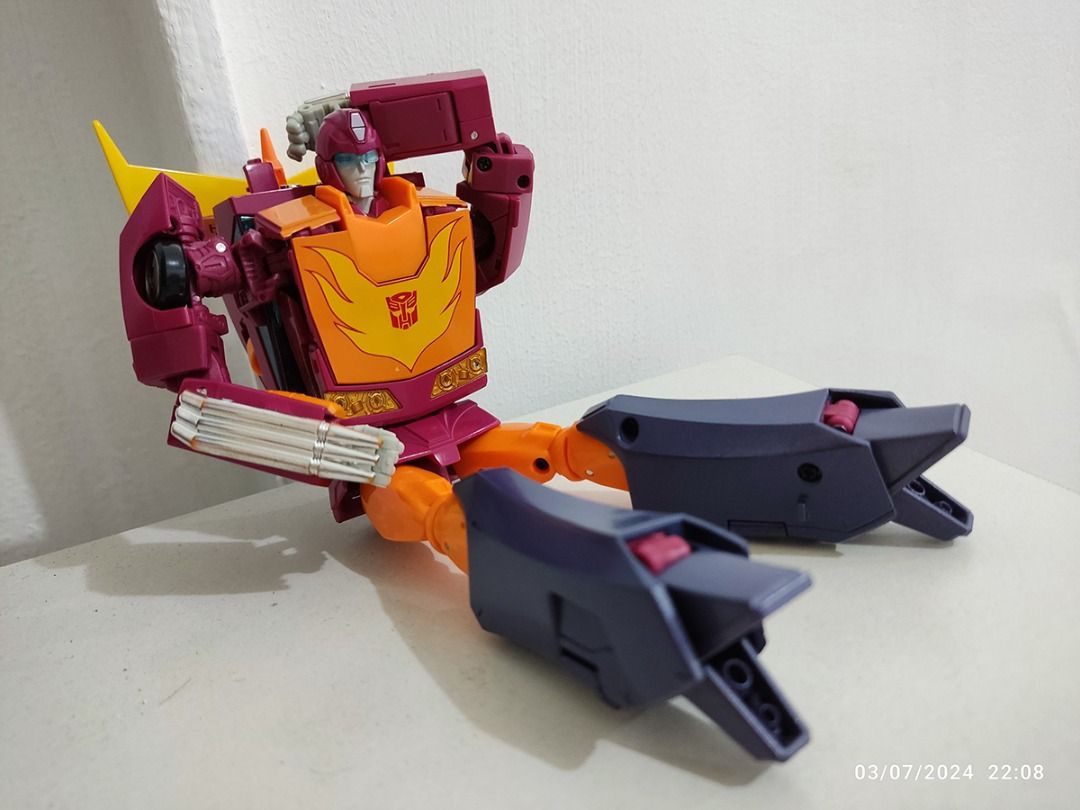 Mp Transformers Masterpiece Hot Rodimus Takara Tomy Hobbies Toys Toys Games On Carousell