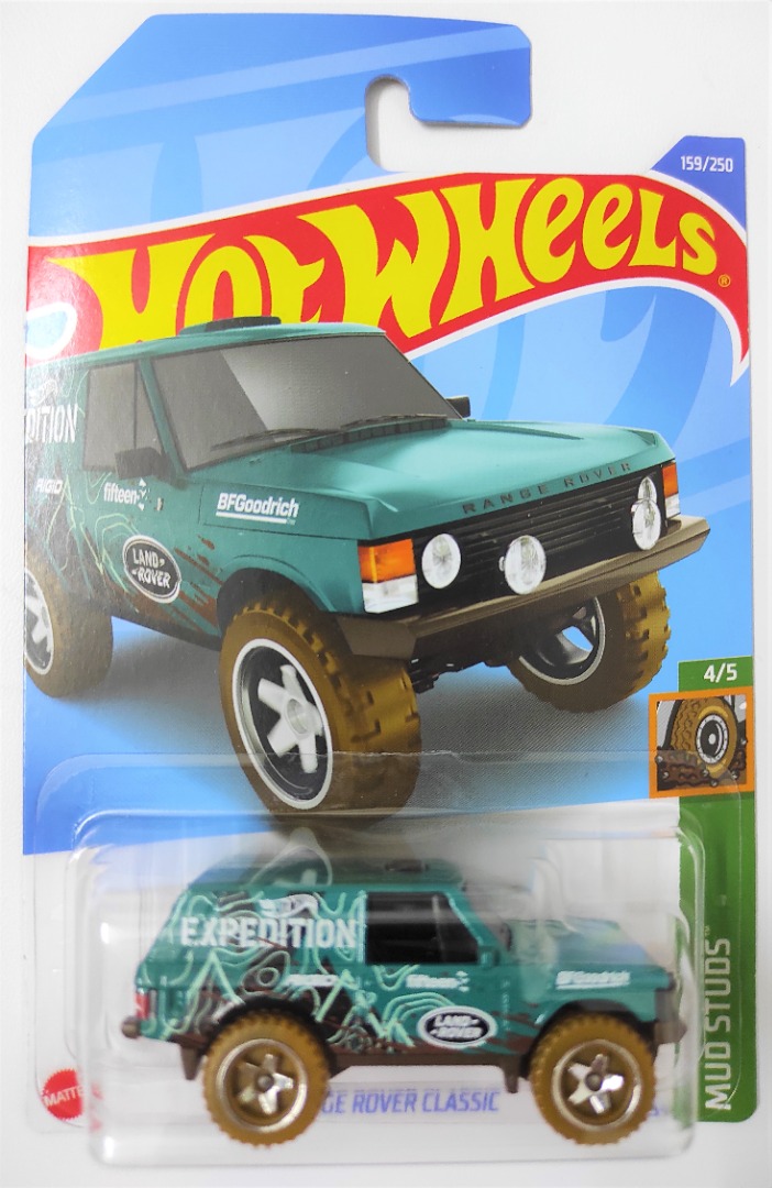 Hot Wheels Mud Studs Land Range Rover Classic Green Mosc Hobbies Toys Toys