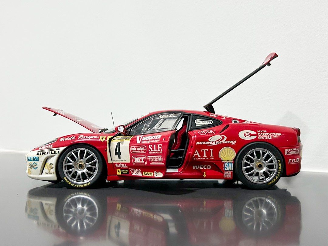 1 18 Hot Wheels Elite Ferrari F430 Challenge Hobbies Toys Toys Games On Carousell