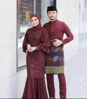 Baju Kurung Set Nude Brown Women S Fashion Muslimah Fashion Baju